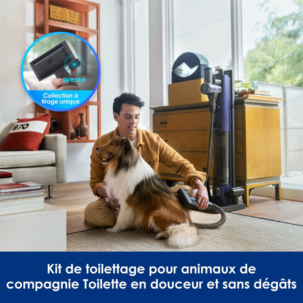 Kit d'accessoires brosses pour animaux pour Station