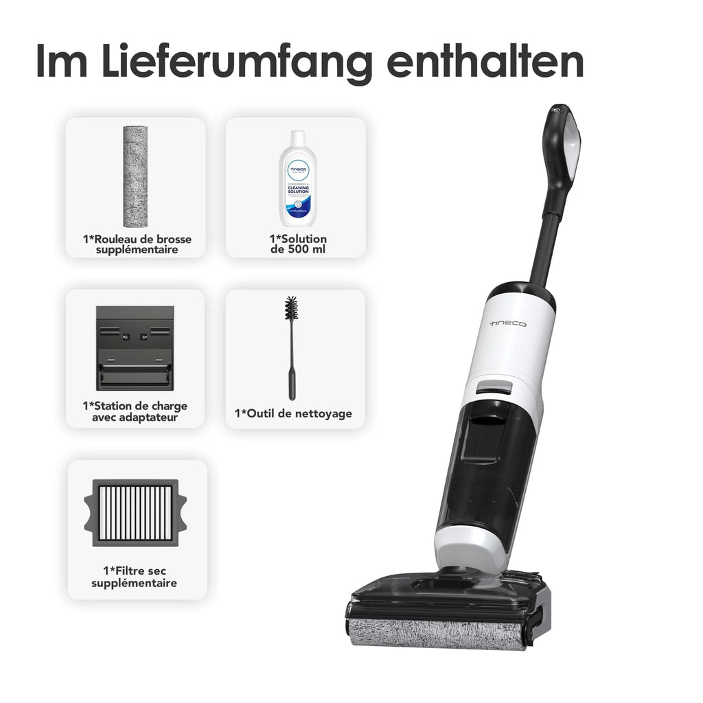 Tineco Floor One I6 Max Pro Aspirateur Laveur Sec et Humide