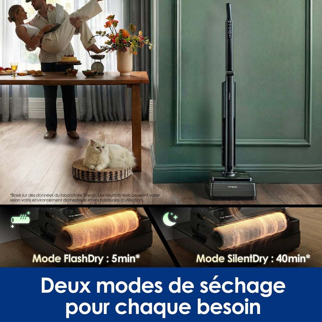 Tineco Floor One i7 Fold  Aspirateur Sec et Humide Sans Fil