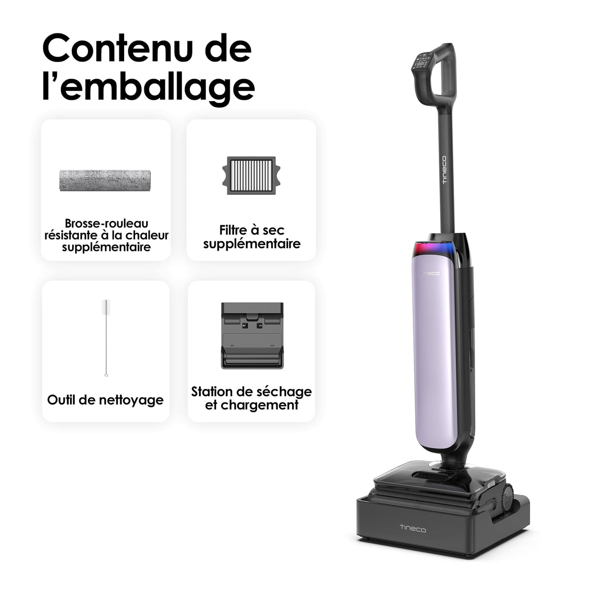 Tineco Floor One S9 Artist Boost Steam Aspirateur Laveur
