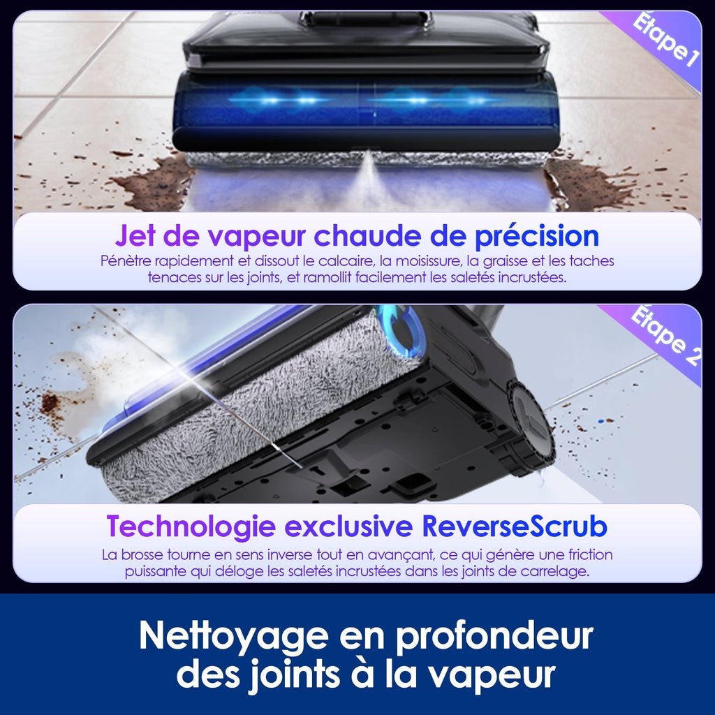Tineco Floor One S9 Artist Boost Steam Aspirateur Laveur