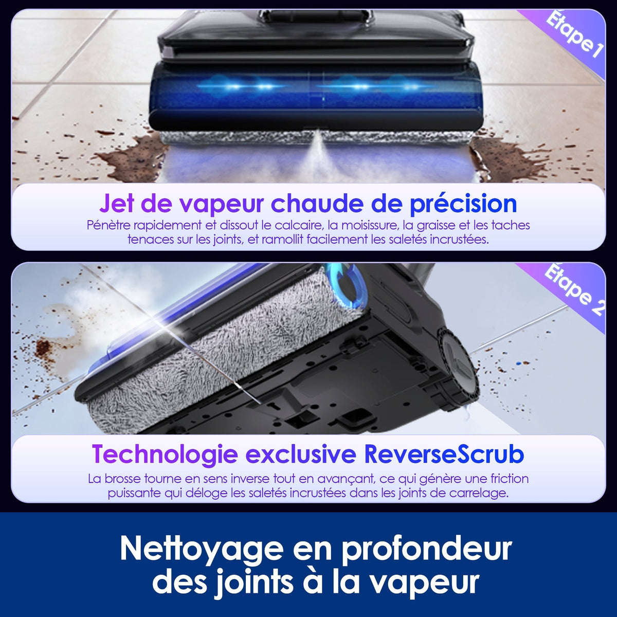 Tineco Floor One S9 Artist Boost Steam Aspirateur Laveur