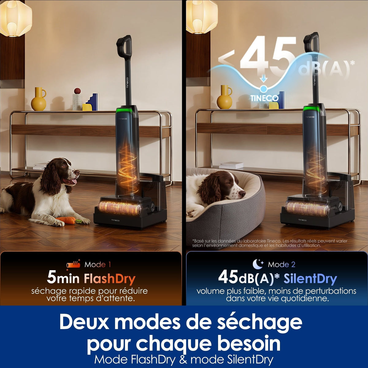 Tineco Floor One STATION S9 Artist Aspirateur Laveur Sans Fil