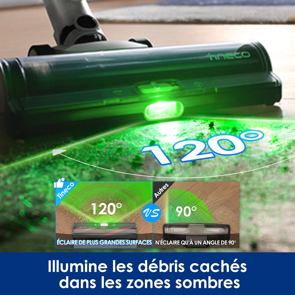 Tineco PURE ONE A50S PLUS Aspirateur Balai Sans-Fil