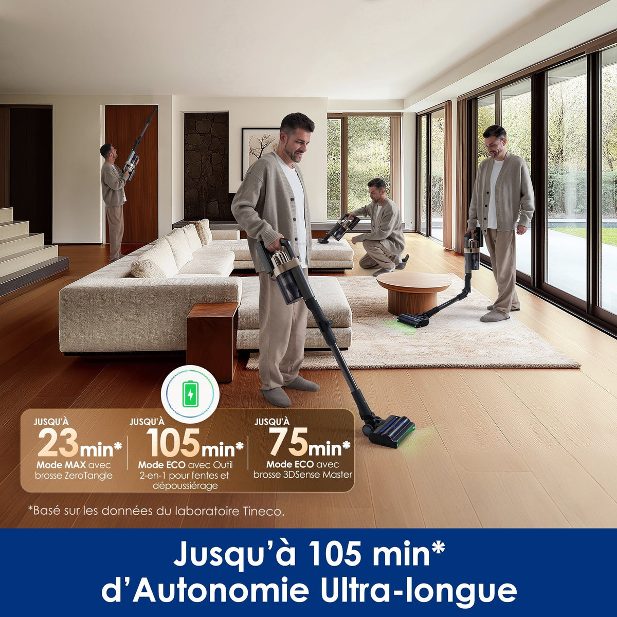 Tineco PURE ONE A90S Aspirateur Balai Sans Fil
