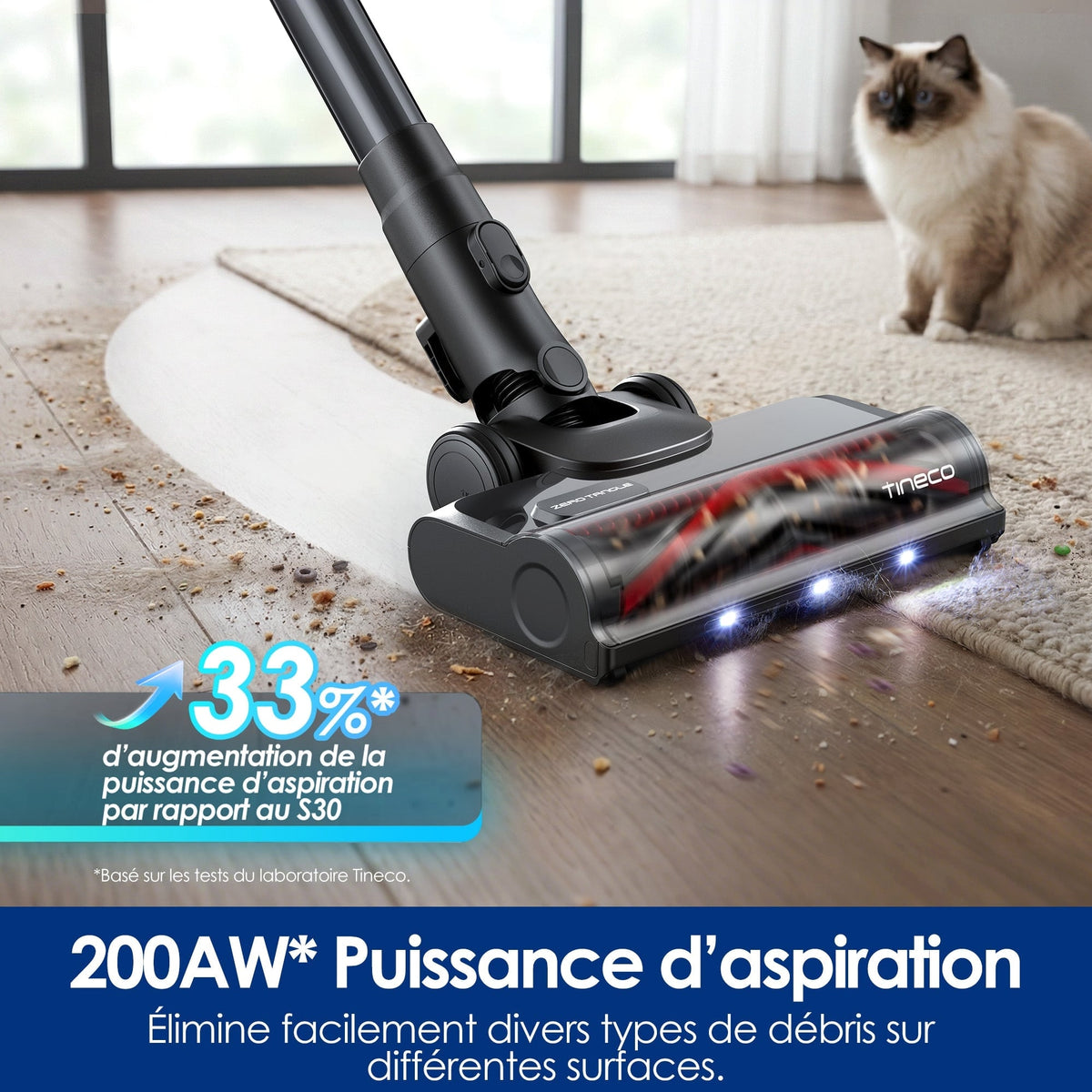 Tineco PURE ONE S50 Pro Pet Aspirateur Balai Sans Fil