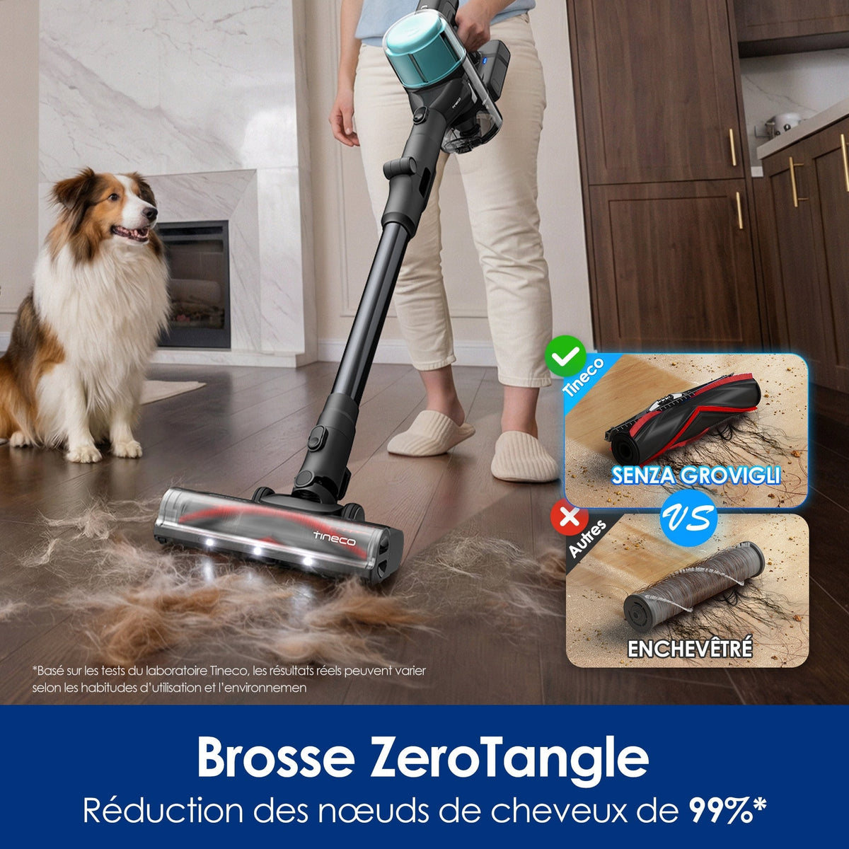 Tineco PURE ONE S50 Pro Pet Aspirateur Balai Sans Fil